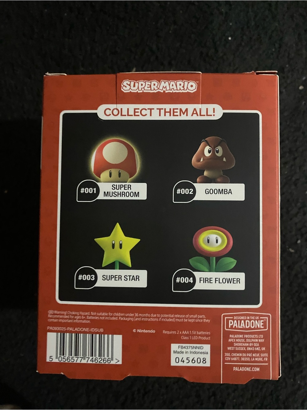 Paladone Super Mario Red Mushroom Kids Light - Picture 6 of 9